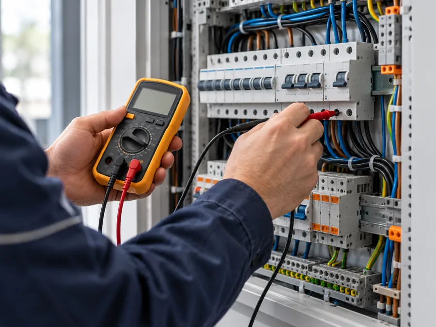 Messung an einer Elektroverteilung